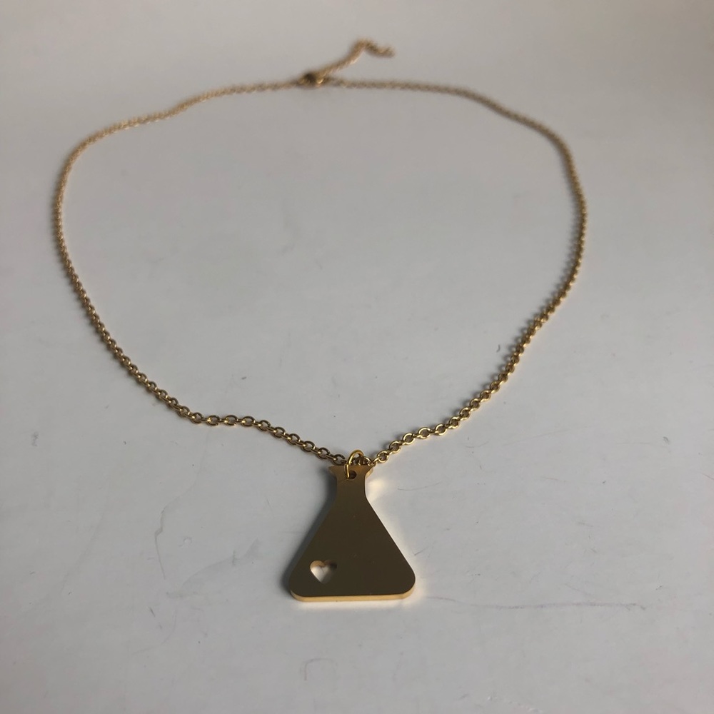 Gold Tone Scientific Heart Flask